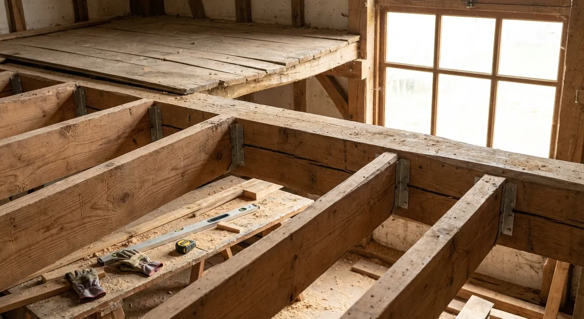 Fissuration de dalle liée au retrait du solivage bois